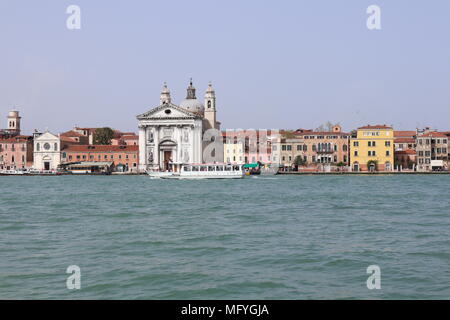Chiesa di Santa Maria del Rosario, sonnigen Tag, Dorsoduro, Venedig, Italien, Europa Stockfoto