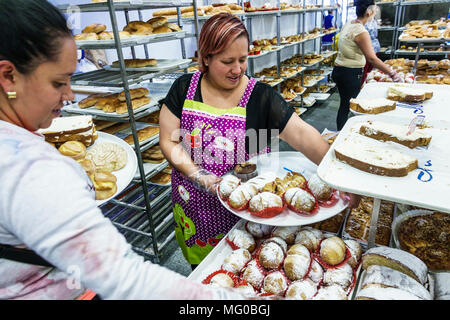 Mexiko-Stadt, Mexikanisch, Hispanic, historisches Zentrum, Calle 16 de Septiembre, Pastaleria la ideal, Bäckerei, Theke, Gebäck, Verkaufsverkauf innen, ta Stockfoto