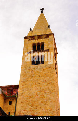 St. George's Basilika, Ostseite, Prager Burg, Tschechische Republik Stockfoto