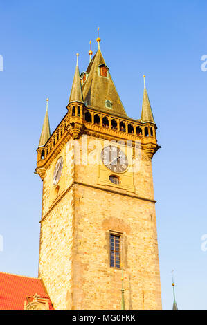 Astonimic Clock Tower, staromestske Platz in der Altstadt von Prag in der Tschechischen Republik Stockfoto