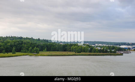 Ort in der Nähe von Turku, eine Stadt an der Südwestküste Finnlands an der Mündung des Fluss Aura, Finlanda Stockfoto