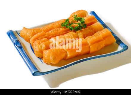 Chinesische Krapfen auf dem Hintergrund Stockfoto