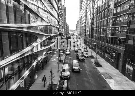 520 West 28. Straße Kondominiumwohnsitze, Manhattan New York City Stockfoto