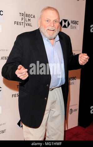 NEW YORK, NY - 21. April: Schauspieler Brian Dennehy die Premiere von "Die Möwe" während des Tribeca Film Festival 2018 BMCC Tribeca PAC teilnehmen am 2. April Stockfoto