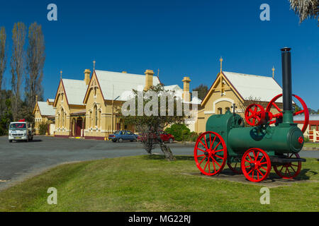 Detail aus der historischen Tenterfield Railway Museum in New England Region von New South Wales, nahe der Grenze von Queensland, Australien. Stockfoto