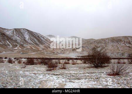 Indien China Grenze in der Nähe von Chuchul, Ladakh, Jammu und Kaschmir Stockfoto