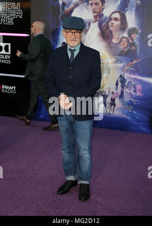 Premiere von Warner Bros. Pictures' 'Ready Player One' Mit: Steven Spielberg Wo: Hollywood, California, United States Wenn: 26 Mar 2018 Credit: FayesVision/WENN.com Stockfoto