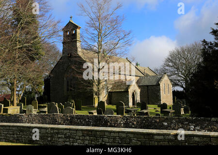 St Giles Pfarrkirche, Bowes Dorf, Obere Teesdale, County Durham, England, Großbritannien Stockfoto