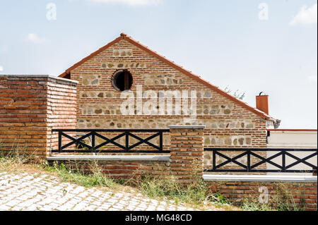 Häuser in Sighnaghi, Wein, die Hauptstadt der Region Kachetien in Georgien, Stockfoto
