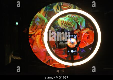Die Kehrseite der VIP-PRIVATE VIEW, 26. April 2018 Stockfoto
