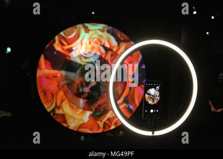 Die Kehrseite der VIP-PRIVATE VIEW, 26. April 2018 Stockfoto