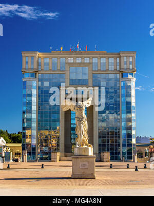 Kopie des Geflügelten Sieg von Samothrake in Montpellier - Frankreich Stockfoto