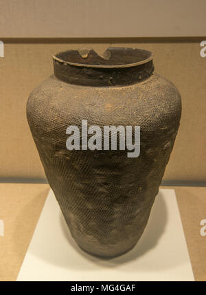 Galvanotechnik harte Keramik große Glas in Zhejiang in Hangzhou, China. Periode der Streitenden Reiche (475-221 v. Chr.) Stockfoto