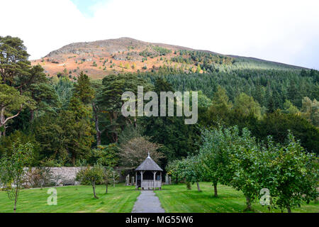 Mirehouse Gärten in der Nähe von Keswick im Lake District, Cumbria, England Stockfoto