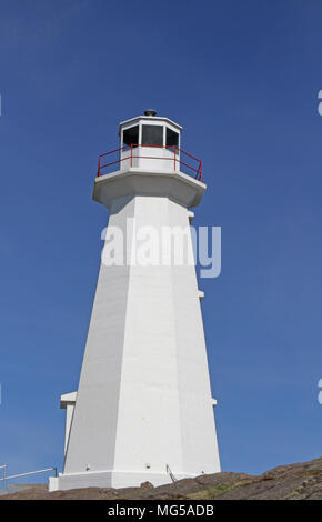 Cape Spear Leuchtturm National Historic Site, Saint Johns, Neufundland, Kanada. North America's östlichsten Punkt, historischen Leuchtturm. Stockfoto