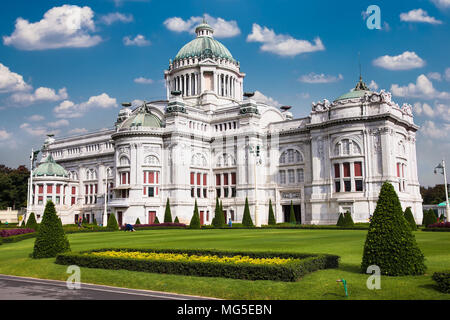 Italienische neo-klassischer Architektur von anantasamakhom Thronsaal in Bangkok, Thailand. Stockfoto