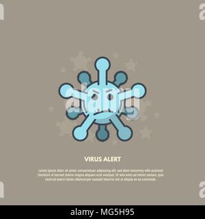 Das Böse virus Konzept Stock Vektor