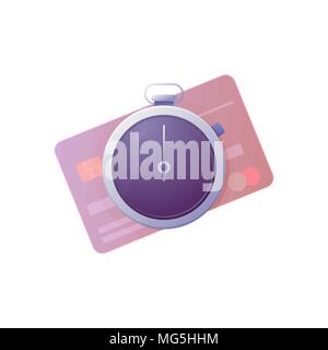 Zeit ist Geld-Konzept Stock Vektor