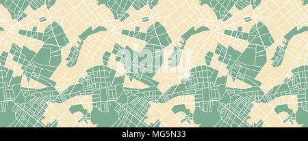 Stadtplan Stadt Stock Vektor