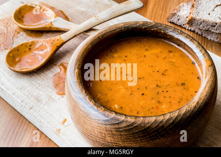 Türkische Tarhana oder Ezogelin Suppe Home food Konzept Stockfoto