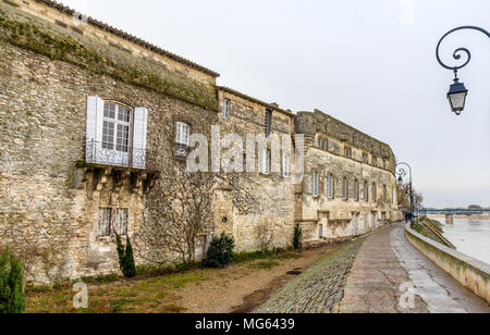 Nordfassade des Reattu Museum in Arles, Frankreich Stockfoto