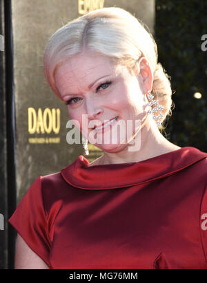 Pasadena, CA, USA. 27 Apr, 2018. 27. April 2018-Pasadena, Kalifornien - Vanessa Dionne. 45. jährlichen Tagsüber Creative Arts Emmys ausgezeichnet gehalten an Pasadena Civic Center. Photo Credit: Birdie Thompson/AdMedia Credit: Birdie Thompson/AdMedia/ZUMA Draht/Alamy leben Nachrichten Stockfoto