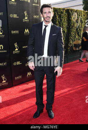 Pasadena, CA, USA. 27 Apr, 2018. 27. April 2018 - Pasadena, Kalifornien - Brandon Beemer. 45. jährlichen Tagsüber Creative Arts Emmys ausgezeichnet gehalten an Pasadena Civic Center. Photo Credit: Birdie Thompson/AdMedia Credit: Birdie Thompson/AdMedia/ZUMA Draht/Alamy leben Nachrichten Stockfoto