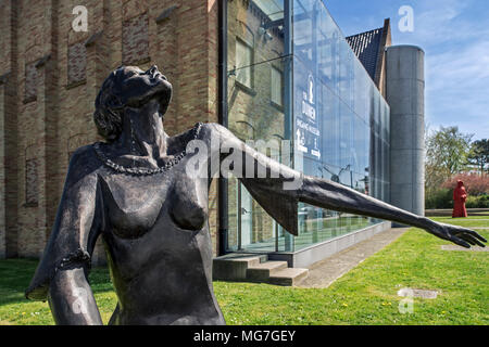 Ten Duinen Museum und archäologische Stätte der Zisterzienser Unserer Lieben Frau von den Dünen Abtei, Koksijde/Coxyde, Westflandern, Belgien Stockfoto