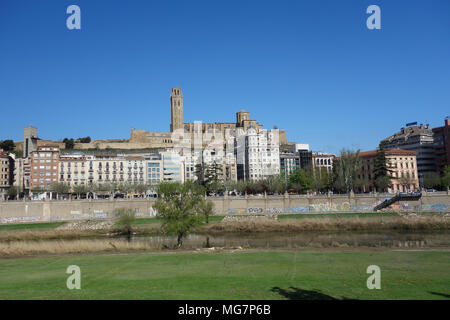 La Seu Vella, Lleida, Katalonien, Spanien Stockfoto