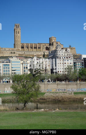 La Seu Vella, Lleida, Katalonien, Spanien Stockfoto