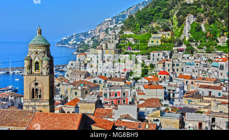 In der Provinz Salerno, Kampanien, Italien Amalfi Stockfoto