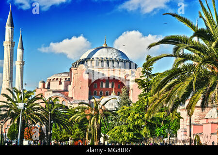 Museum der Hagia Sophia (Ayasofya Muzesi) in Istanbul, Türkei Stockfoto