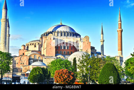 Museum der Hagia Sophia (Ayasofya Muzesi) in Istanbul, Türkei Stockfoto