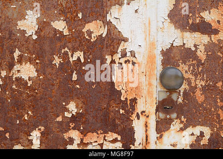 Grunge abstrakt Hintergrund aus Metall. Textur Stockfoto