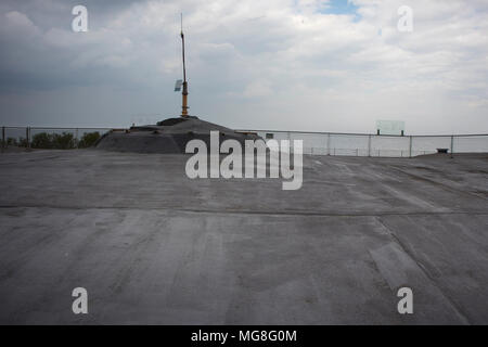 Steenwijk, Niederlande - 14 April 2018 Forteiland Pampus oder Fort Pampus Insel, künstliche Insel im IJmeer, Provinz Noord-Holland, Niederlande Stockfoto