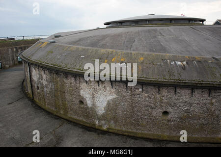 Steenwijk, Niederlande - 14 April 2018 Forteiland Pampus oder Fort Pampus Insel, künstliche Insel im IJmeer, Provinz Noord-Holland, Niederlande Stockfoto