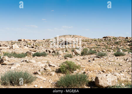 Umm ar-Rasas, Ruinen aus der römischen, byzantinischen und islamischen Zivilisationen. Stockfoto