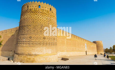 Turm der Arg von Karim Khan, eine Zitadelle, Shiraz, Iran. Es wurde als Teil eines komplexen während der ZAND Dynastie erbaut und ist nach Karim Khan genannt. Iran Stockfoto