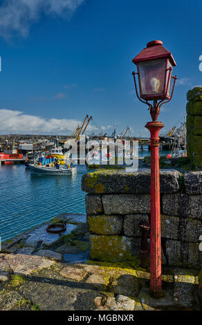 Newlyn Harbour. In der Nähe von Penzance, Cornwall Stockfoto