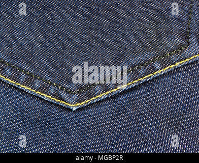 Fragment der Jeans Stockfoto