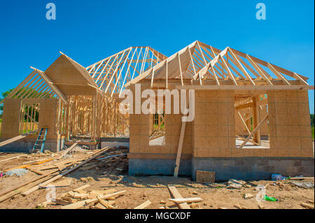 Neue home Bau. Real Esate Entwicklung. Stockfoto