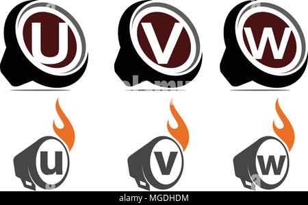 Ton Video Service Produktion eingestellt Stock Vektor