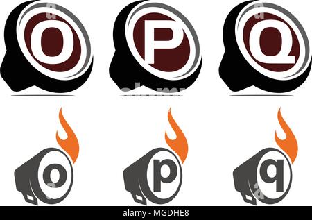 Ton Video Service Produktion eingestellt Stock Vektor