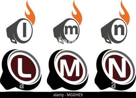 Ton Video Service Produktion eingestellt Stock Vektor