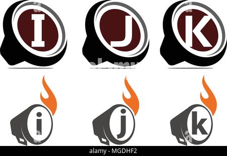 Ton Video Service Produktion eingestellt Stock Vektor