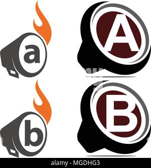 Ton Video Service Produktion eingestellt Stock Vektor