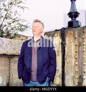 Billy Bragg, englischer Sänger, Songschreiber und linker Aktivist in West London, England, Vereinigten Königreich fotografiert. Stockfoto