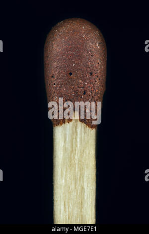 Makroaufnahme aus Holz passen. Makrofotografie Stockfoto