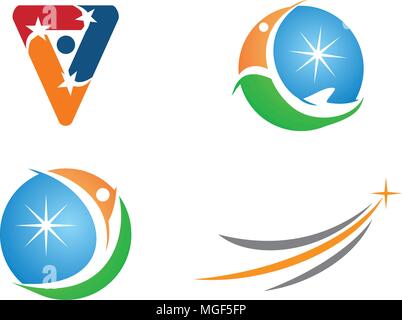 Erfolg Life Coaching gesetzt Stock Vektor