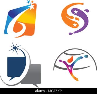 Erfolg Life Coaching gesetzt Stock Vektor